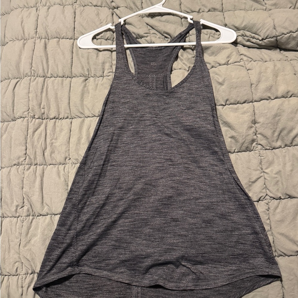 Lululemon Athletica Gray Sleeveless Tank Top